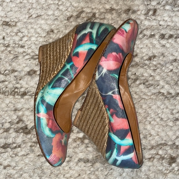 Lanvin floral print wedge number 37 - Picture 4 of 5